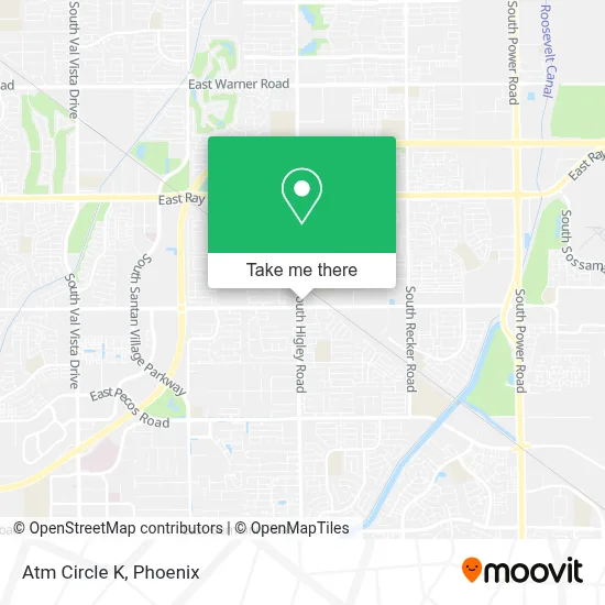 Atm Circle K map