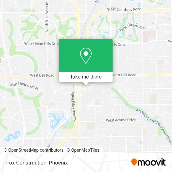 Fox Construction map