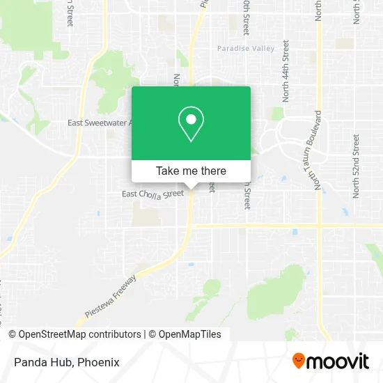 Panda Hub map