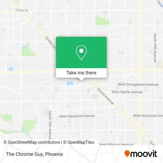 The Chrome Guy map