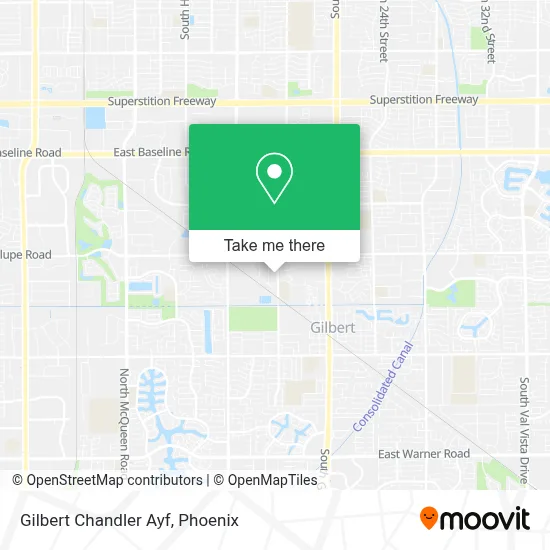 Gilbert Chandler Ayf map