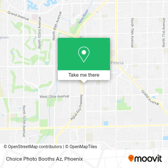 Choice Photo Booths Az map
