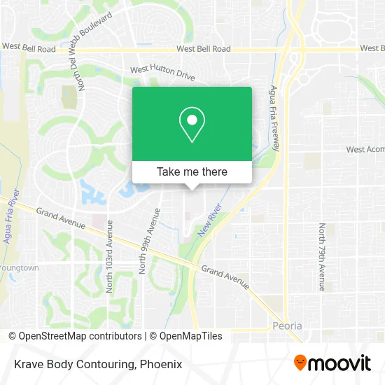 Krave Body Contouring map