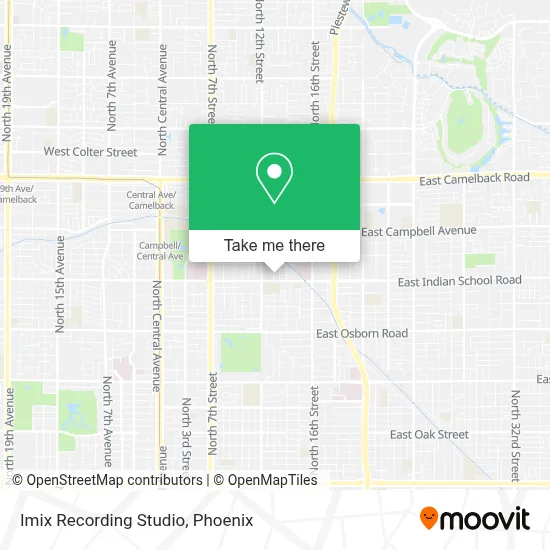 Imix Recording Studio map