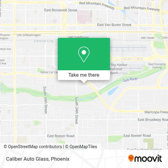 Caliber Auto Glass map