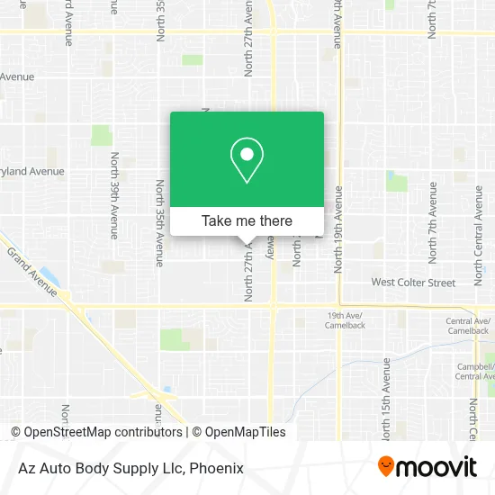 Az Auto Body Supply Llc map