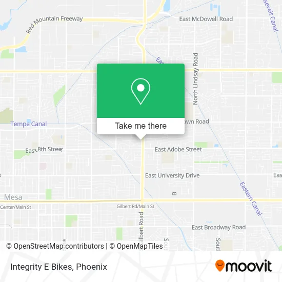 Integrity E Bikes map