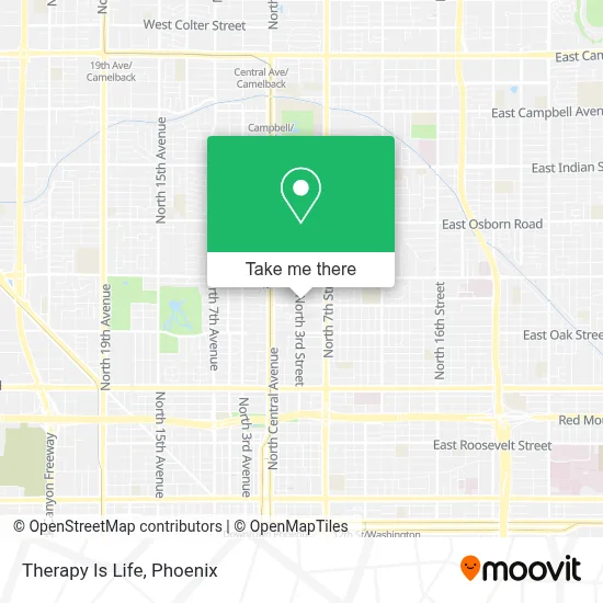 Therapy Is Life map