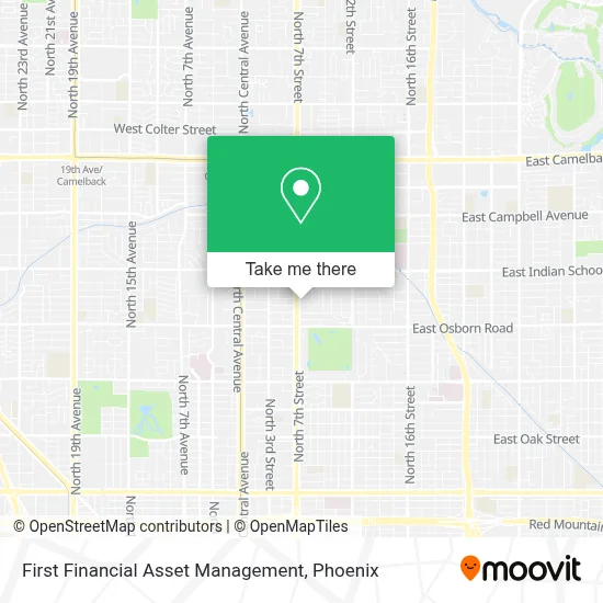 First Financial Asset Management map