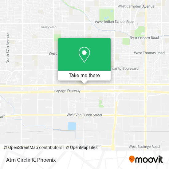 Atm Circle K map