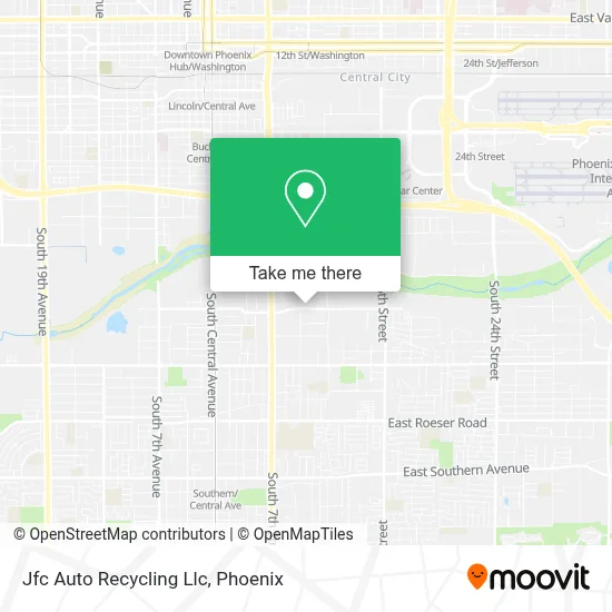 Jfc Auto Recycling Llc map