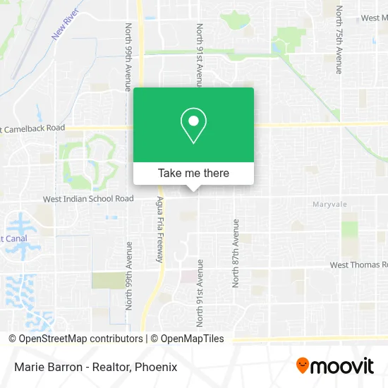 Marie Barron - Realtor map