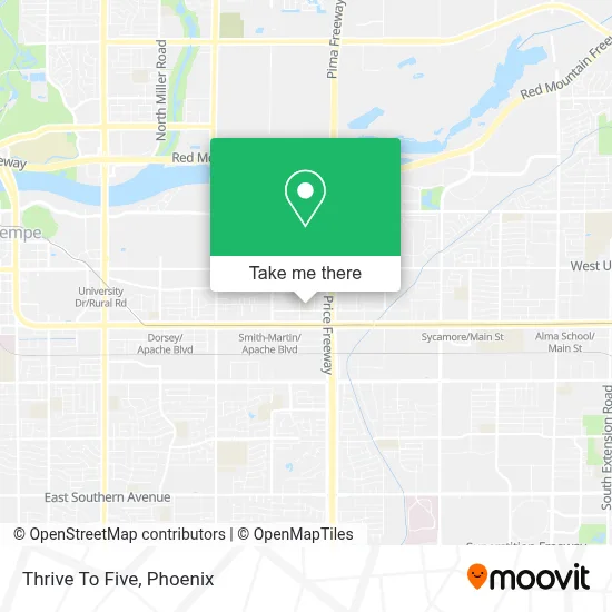 Thrive To Five map