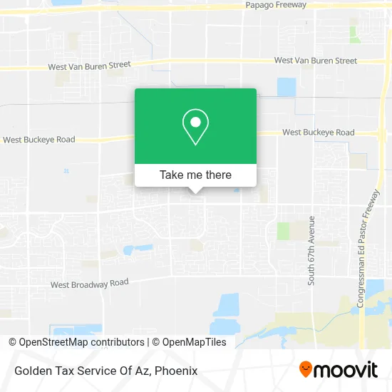 Golden Tax Service Of Az map