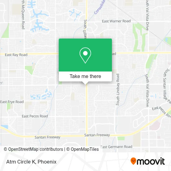 Atm Circle K map