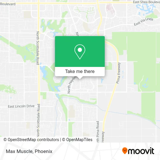 Max Muscle map