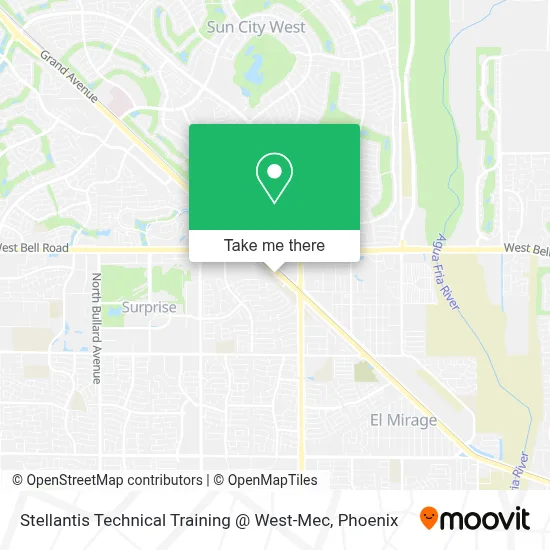 Stellantis Technical Training @ West-Mec map