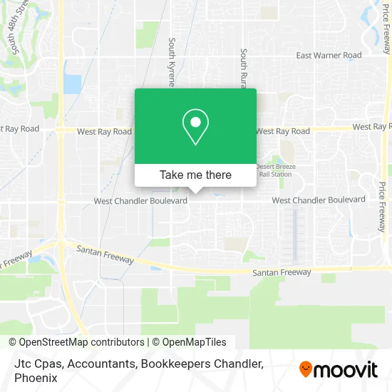 Jtc Cpas, Accountants, Bookkeepers Chandler map