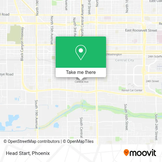 Head Start map