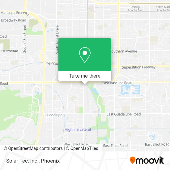 Solar Tec, Inc. map