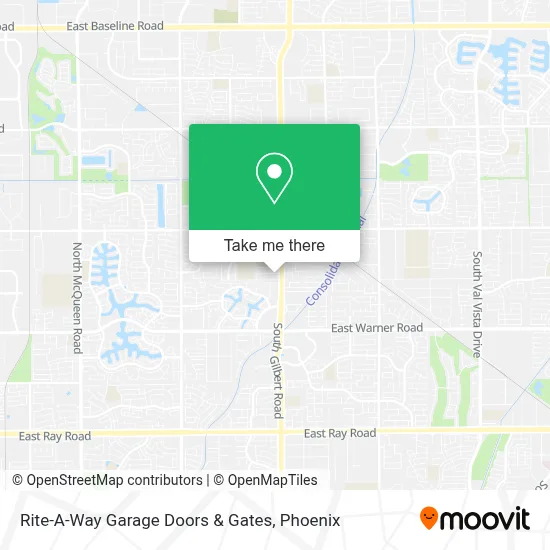Rite-A-Way Garage Doors & Gates map