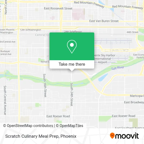 Scratch Culinary Meal Prep map