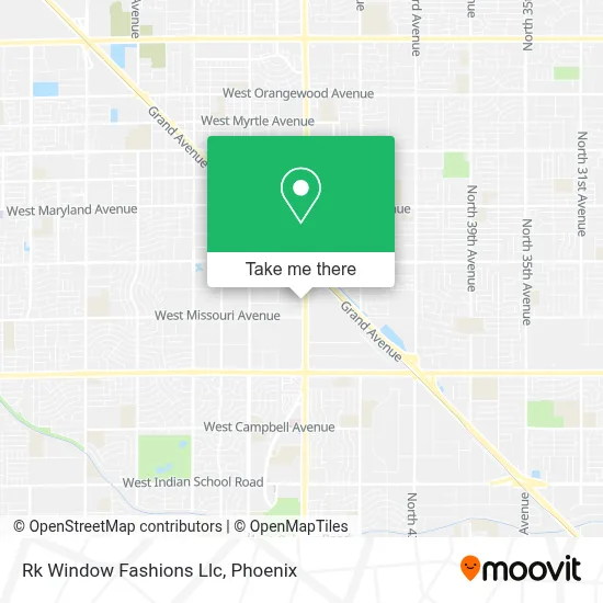 Rk Window Fashions Llc map