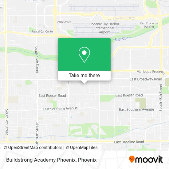 Buildstrong Academy Phoenix map