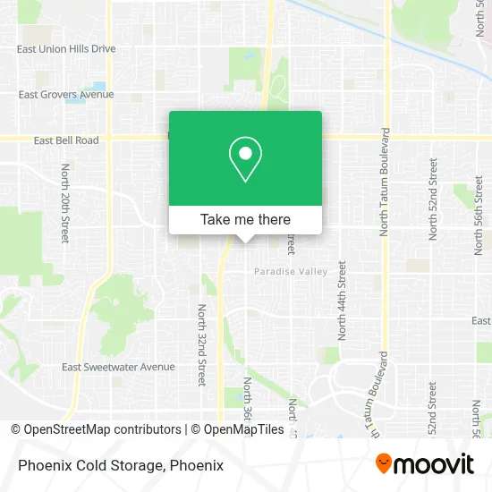 Phoenix Cold Storage map
