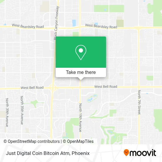 Just Digital Coin Bitcoin Atm map