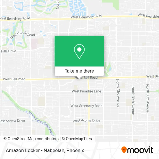 Amazon Locker - Nabeelah map