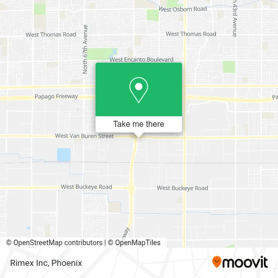 Rimex Inc map