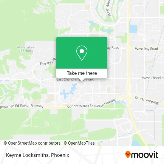 Keyme Locksmiths map