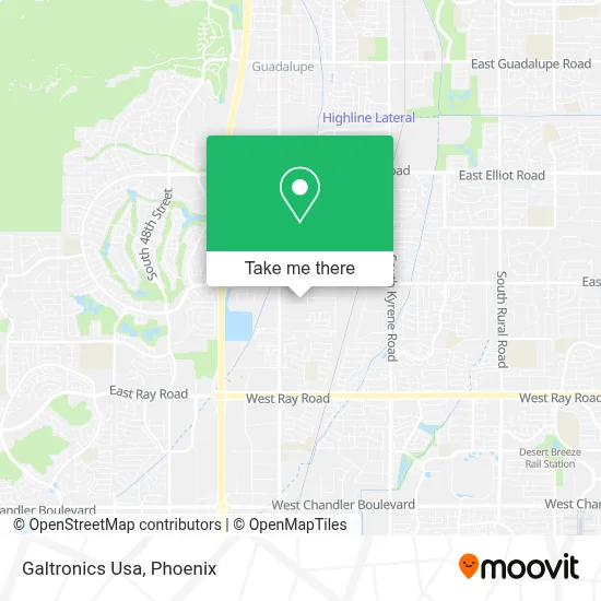 Galtronics Usa map