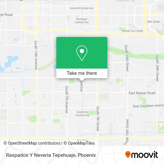 Raspados Y Neveria Tepehuaje map