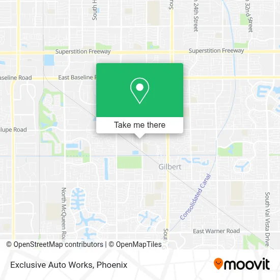 Exclusive Auto Works map