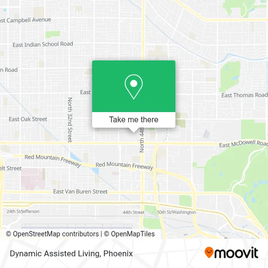 Dynamic Assisted Living map