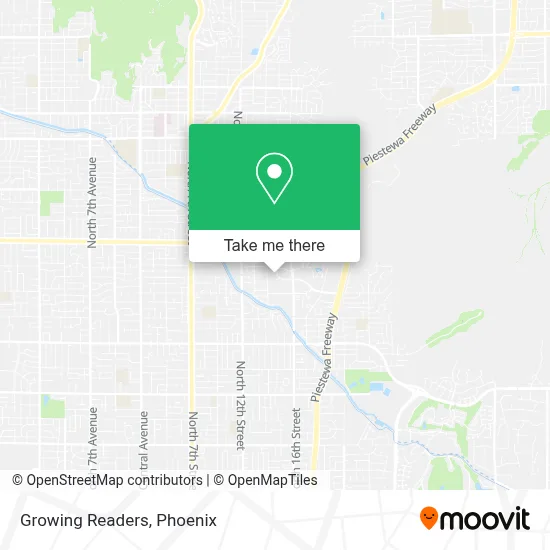 Growing Readers map