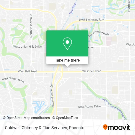 Caldwell Chimney & Flue Services map