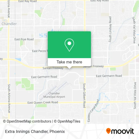 Extra Innings Chandler map