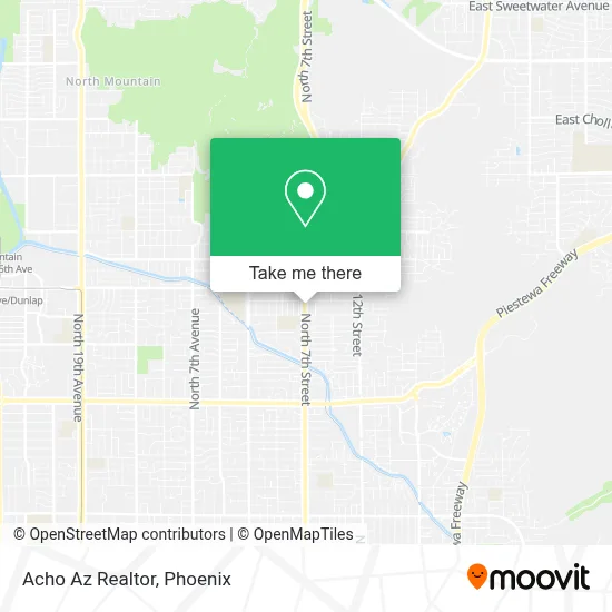 Acho Az Realtor map