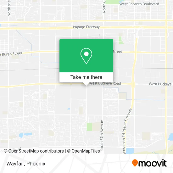 Wayfair map