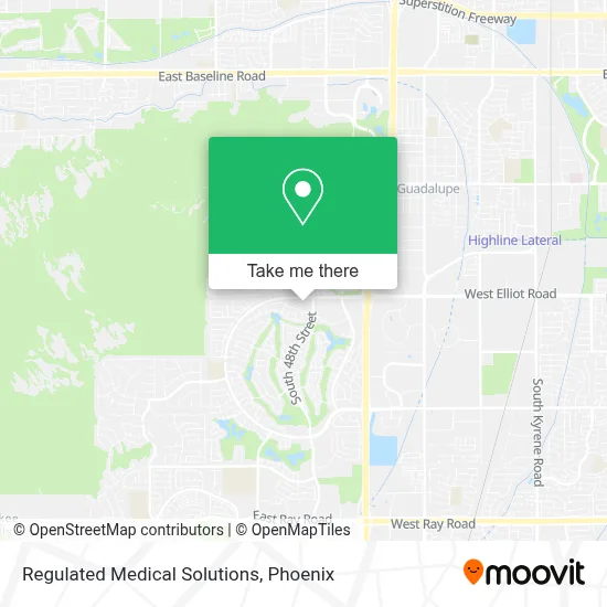 Regulated Medical Solutions map