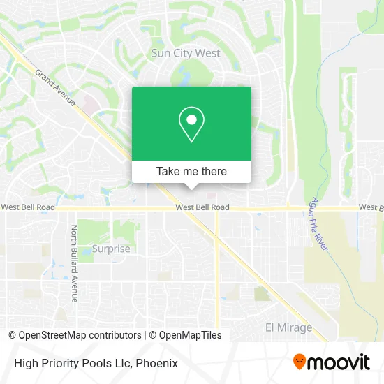 High Priority Pools Llc map