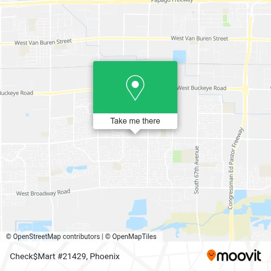 Check$Mart #21429 map