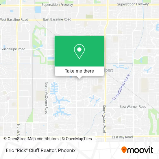 Eric "Rick" Cluff Realtor map