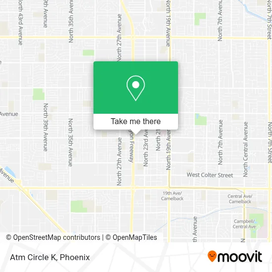 Atm Circle K map