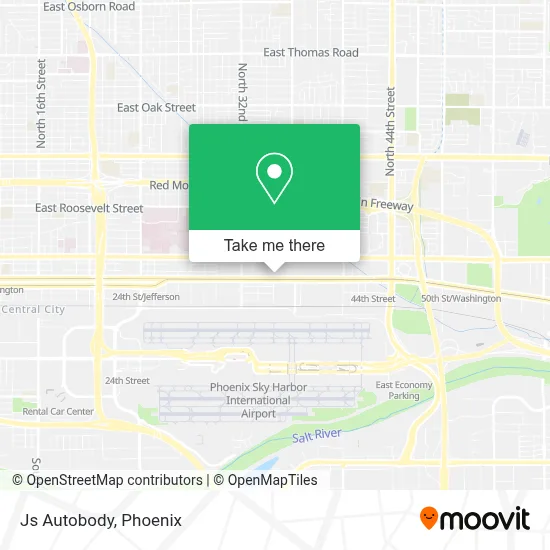 Js Autobody map