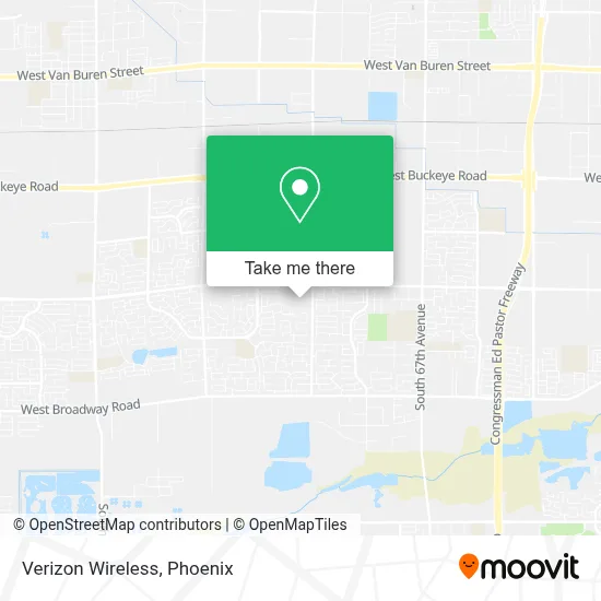 Verizon Wireless map