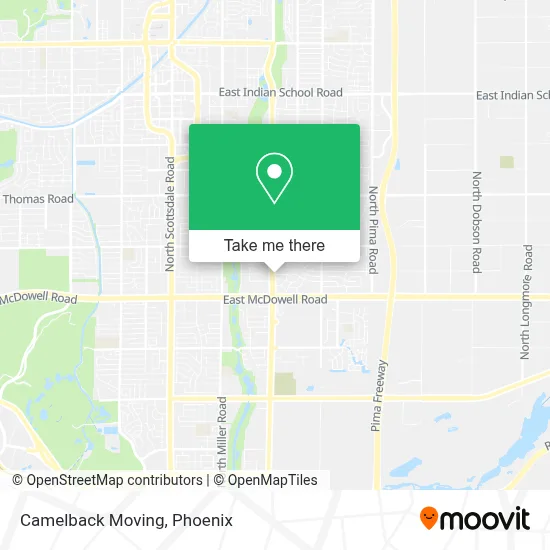 Camelback Moving map